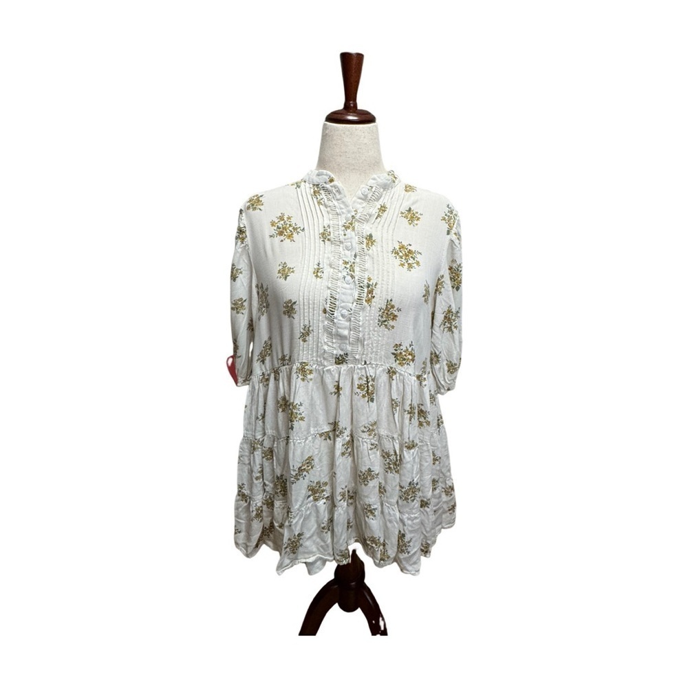 BUNDLE ITEM 3 for $25 Deal By The River Women Pleated  Floral Mini Dress Large